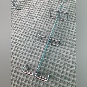 2 Metal Hanging Purse Scarf Handbag Closet Organizer Set Of Two